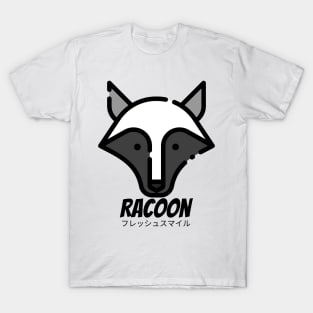 Racoon Wild Animal Cartoon T-Shirt